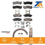 Front Rear Semi-metallic Brake Pads Parking Shoe Kit For Chevrolet Gmc Silverado. Fixed Price $99.00.