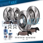Front Rear Disc Rotors And Brake Pads 2007 2008 2009 Ford Edge Lincoln Mkx. Fixed Price $182.01.