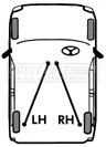 First Line FKB3050 Rear Right Hand Brake Cable Fits Mini. Fixed Price $32.60.