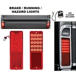 67-72 Chevy Gmc Truck Led Park Brake Tail Light Turn Signal Lens Pair W/ Flasher. Fixed Price $75.95.