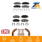 Front Rear Ceramic Brake Pads And Parking Shoes Kit For 2009-2016 Toyota Venza. Fixed Price $86.02.