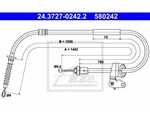 Cable Pull, Parking Brake Ate 24.3727-0242.2 For Mini. Fixed Price $38.46.