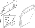 Genuine Kia Body Side Molding 87731-DW000. Fixed Price $428.95.
