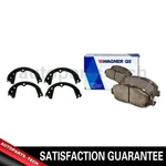 2X Wagner Brake Front Rear Set Disc Pad Parking Shoe For NV1500. Fixed Price $144.64.