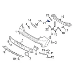 For Kia Soul 2017-2019 86635B2510 Rear Lower Bumper Impact Bar Bracket. Fixed Price $32.24.