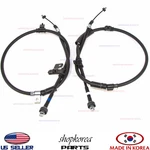 Parking Brake Cable Set 2PCS Left + Right For 03-04 Tiburon 597602C300 597702C30. Fixed Price $69.95.