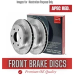 Brake Discs Pair Front For Mitsubishi Sigma 3.0 90- 96 Petrol Apec. Fixed Price $86.06.