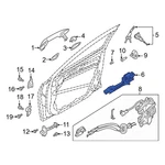 Kia Forte 2019-2024 82655M6000 Front Left Exterior Door Handle Base. Fixed Price $55.76.