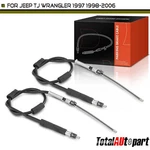 2PCS Parking Brake Cable For Jeep Wrangler Tj 1997-2006 Rear Driver & Passenger. Fixed Price $27.88.