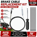 133-1998 Brake Cable For Toro 30" Timemaster Lawn Mowers Fits 20976 20978 211.... Fixed Price $15.49.