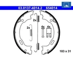 Brake Shoe Set, Parking Ate 03.0137-4014.2. Fixed Price $99.75.