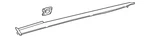Genuine Kia Trim Molding 87860-J5100. Fixed Price $146.80.