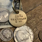 1972 Chevrolet C-10 Truck Solid Brass Key Fob Chevy Pick Up Longbed Fleet. Fixed Price $14.95.