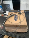 Nos 1968 Ford Galaxie Front Brake Cable C8AZ-2853-A. Fixed Price $95.00.