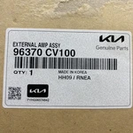 Kia Genuine Parts 96370-CV100 External Amplifier Assembly 96370CV100 AMP-120CV1. Fixed Price $671.98.