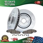 Front 345MM Drilled Rotors Brake Pads For Dodge Charger Magnum Chrysler 300. Fixed Price $115.19.