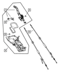 Genuine Mopar Park Brake Lever 1CH91DX9AI. Fixed Price $114.95.