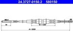 Ate Parking Brake Cable For Vw Caddy 179609721. Fixed Price $27.42.