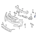 For Kia K5 2021-2024 865C2L3300 Front Right Bumper Trim. Fixed Price $32.72.