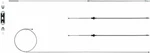 Fits 70-74 Cuda W/o Intermediate, E-brake Cable Set Stainless; Fine Lines. Fixed Price $371.43.