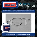 Cable Front BKB1175 Borg & Beck Parking GVC1013 Quality New. Fixed Price $12.22.