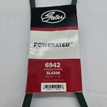 Gates Powerated Green Aramid Belt 6942 5L420K 21/32 X 42" 16 1065MM. Fixed Price $17.54.