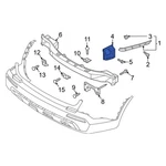 For Kia Sorento 2021-2023 86615R5000 Rear Left Lower Bumper Cover Bracket. Fixed Price $31.96.
