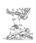 Genuine Mopar Parking Brake Cable Left 5273965AF. Fixed Price $67.05.