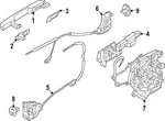 Genuine Kia 2022-2024 Carnival Latch Assy 81420-R0010. Fixed Price $161.09.