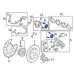 For Acura Rdx 2019-2025 43012TBAA01 Parking Brake Actuator O-ring. Fixed Price $29.12.