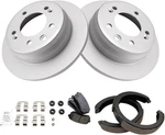 Trq Rear Brake Pad & G-coated Rotors Ceramic Shoe Manual Park Kia Sportage 11-16. Fixed Price $79.99.