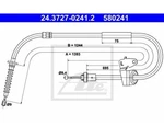 Cable Pull, Parking Brake Ate 24.3727-0241.2 For Mini. Fixed Price $39.92.
