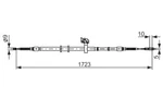 Bosch 1 987 482 269 Cable, Parking Brake For Audi. Fixed Price $46.24.