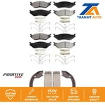 Front Rear Semi-metallic Brake Pads Parking Shoe Kit Ford International Duty. Fixed Price $115.38.