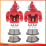 Rear Brake Calipers And Ceramic Pads For 1998 1999 2000-2007 Honda Accord. Fixed Price $102.13.