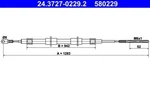 Ate Parking Brake Cable For Bmw Z3 Roadster E36 34401166055. Fixed Price $13.05.