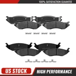 For Dodge 1500 Van 2003 2005 Front +rear Ceramic Brake Pads W/hardware Set. Fixed Price $42.86.