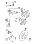Genuine Mopar Park Brake Actuator 68535769AA. Fixed Price $152.95.