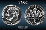 1963 Ddr FS-801 Proof Roosevelt Dime, Ngc Pf 68. Fixed Price $250.00.