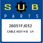 Subaru Cable Assy Lh 26051FJ032, New Genuine Oem Part. Fixed Price $124.70.