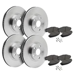 Front & Rear Brake Rotors + Ceramic Pads For 2013-2015 Honda Civic Acura Ilx. Fixed Price $149.93.
