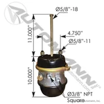 Automann Spring Brake Type 30/30 Sealed Ls 179.SB3030SL Kenworth T660 379. Fixed Price $111.98.