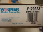 Wagner F129223 Ford E-150 Econoline Parking Brake Cable Free Shipping. Fixed Price $22.99.