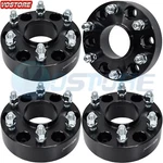 (4) 1.5'' Lug Hubcentric Black Wheel Spacers Adapters 6X135 Ford F-150. Fixed Price $87.50.