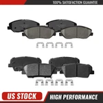 Front Rear Ceramic Brake Pads Kit For Kia Sedona Borrego Hyundai Entourage 2009. Fixed Price $40.01.