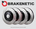 Front+rear Brakenetic Premium Slotted Disc Rotors BPRS89387. Fixed Price $493.71.