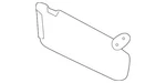 Sun-visor Assembly Right-hand Kia (85220-R5000GYTQK). Fixed Price $45.00.