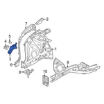 For Kia Sportage 2023-2025 64587P1000 Right Fender Bracket. Fixed Price $40.71.