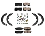 Front & Rear Brake Pads Parking Shoes Springs Fits Toyota Tundra 2007-2019. Fixed Price $129.00.