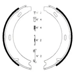 For Porsche Boxster 1997-2005 Zimmermann Rear Parking Brake Shoe Kit. Fixed Price $39.10.
